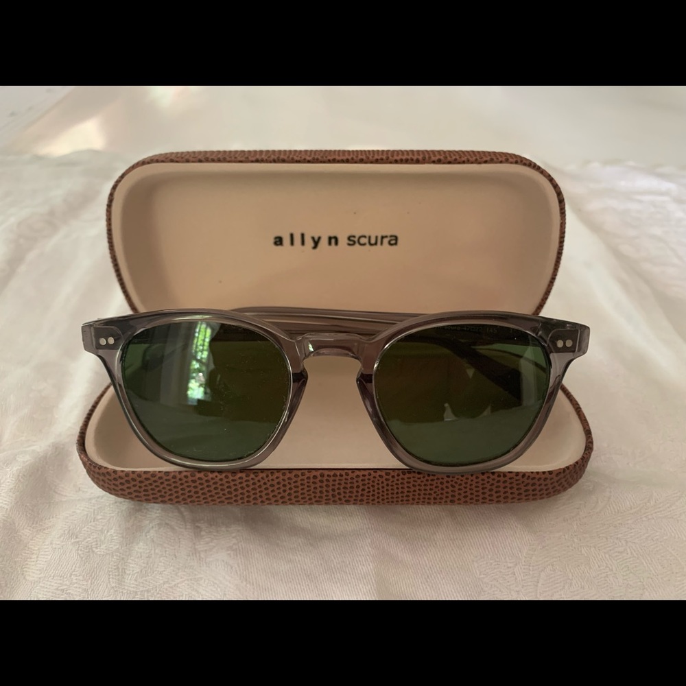 Allyn Scura Legend Sunglasses in Gray Smoke sold by Sid Mashburn